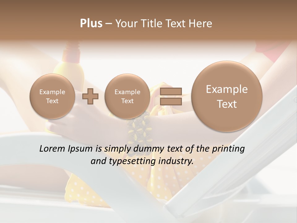 Accessory  Yellow PowerPoint Template