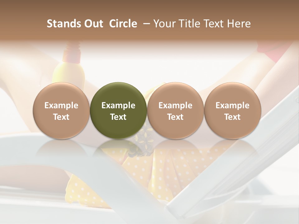 Accessory  Yellow PowerPoint Template