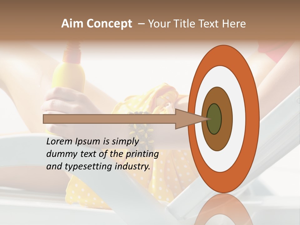 Accessory  Yellow PowerPoint Template