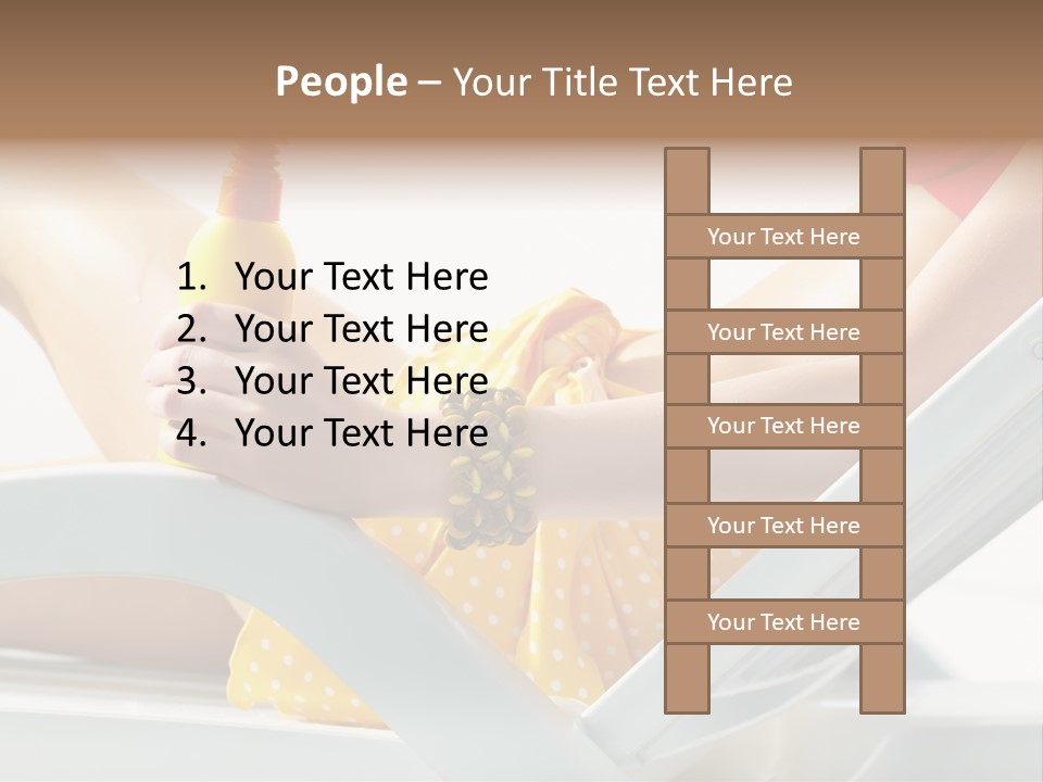 Accessory  Yellow PowerPoint Template