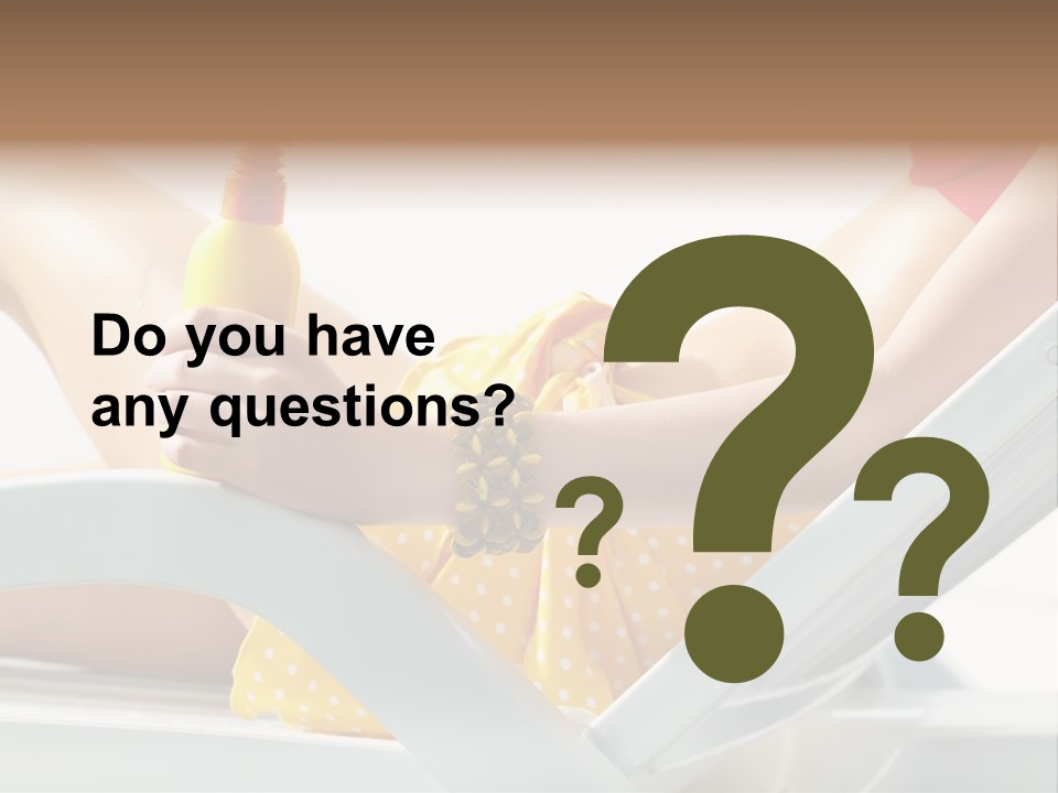 Accessory  Yellow PowerPoint Template