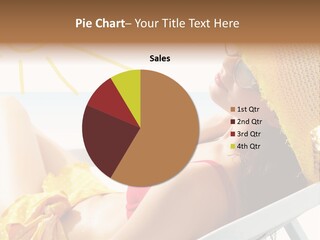 Swimwear Resting Horizon PowerPoint Template