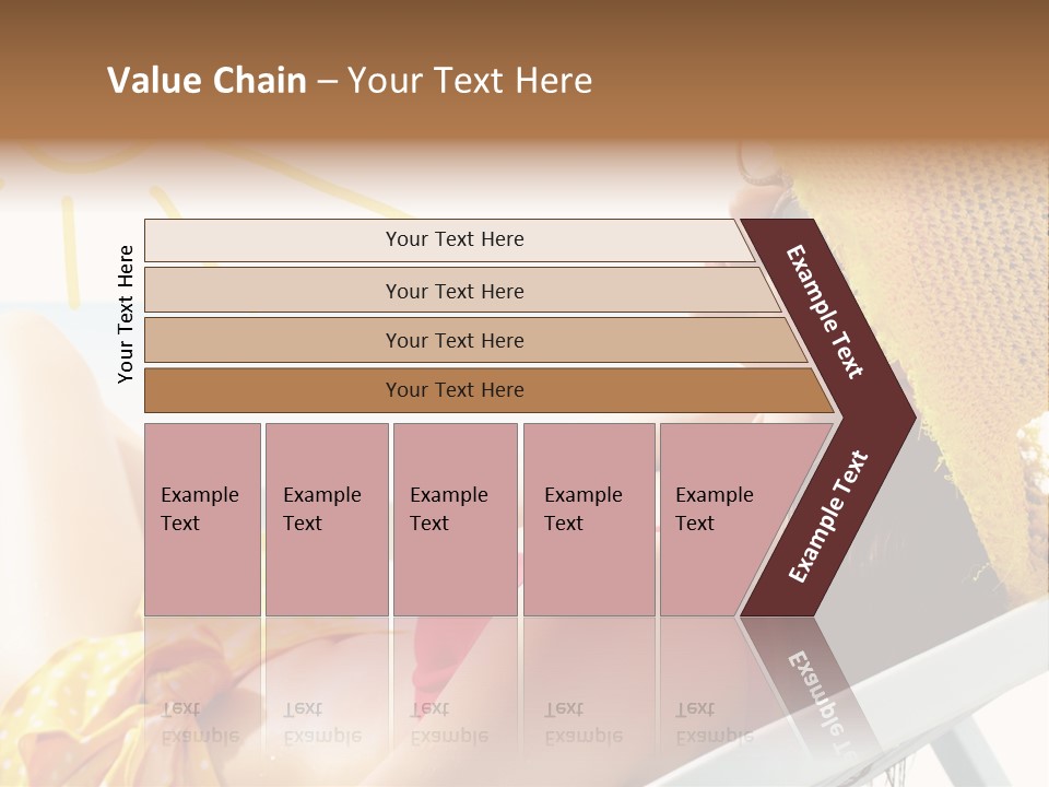 Swimwear Resting Horizon PowerPoint Template