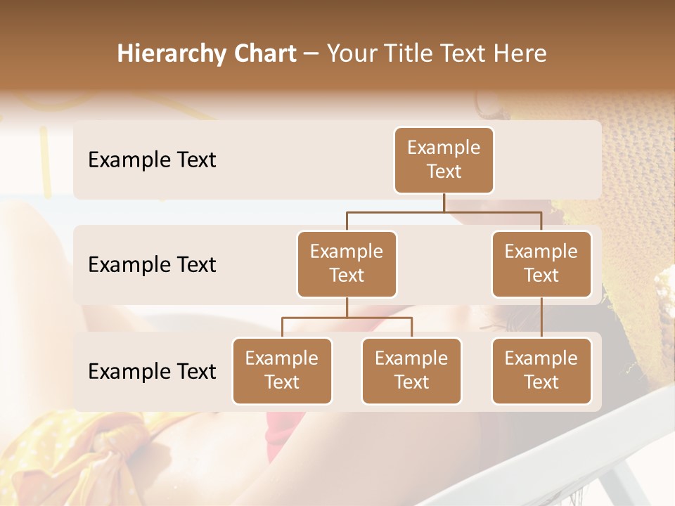 Swimwear Resting Horizon PowerPoint Template