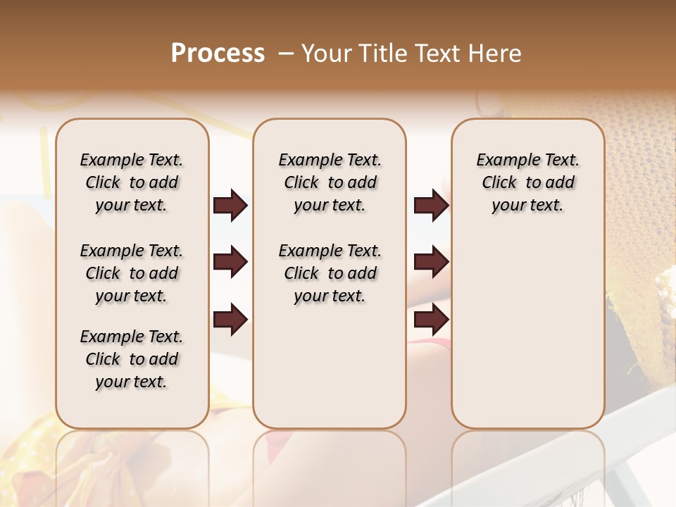 Swimwear Resting Horizon PowerPoint Template