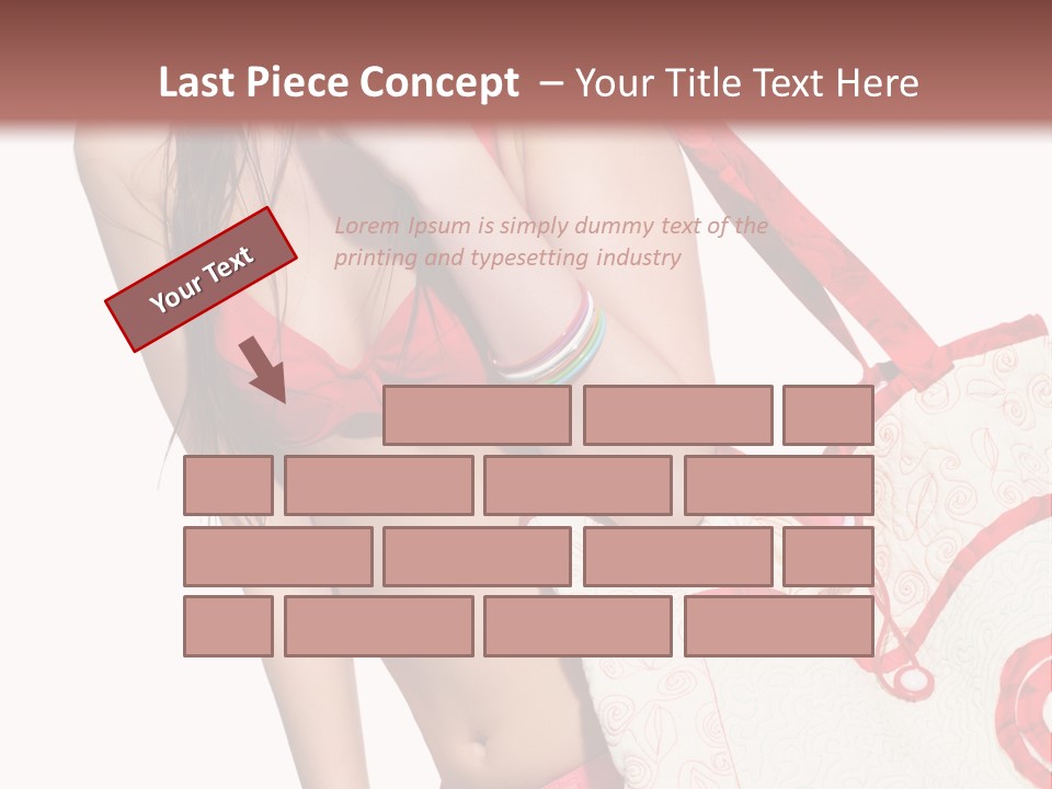 Girl Isolation Lifestyle PowerPoint Template