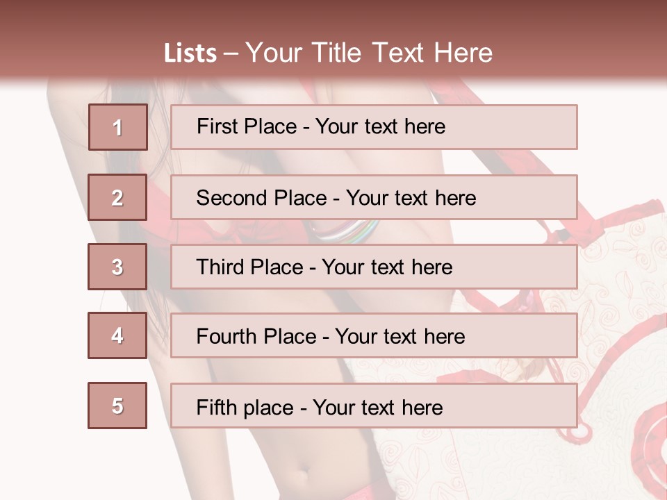 Girl Isolation Lifestyle PowerPoint Template