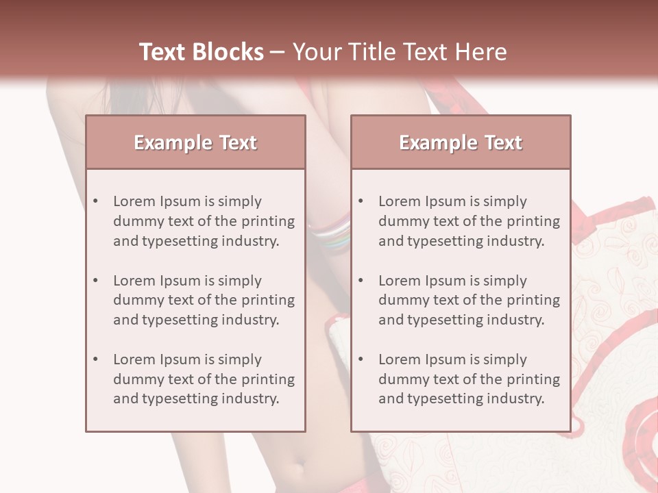 Girl Isolation Lifestyle PowerPoint Template