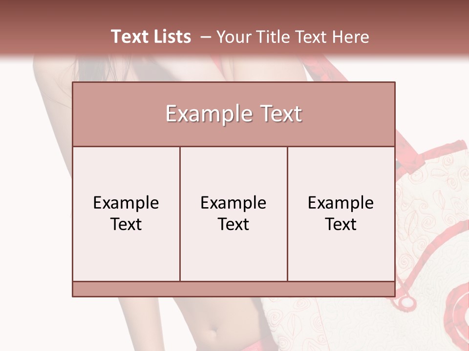 Girl Isolation Lifestyle PowerPoint Template
