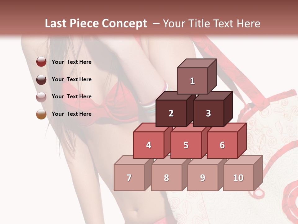 Girl Isolation Lifestyle PowerPoint Template