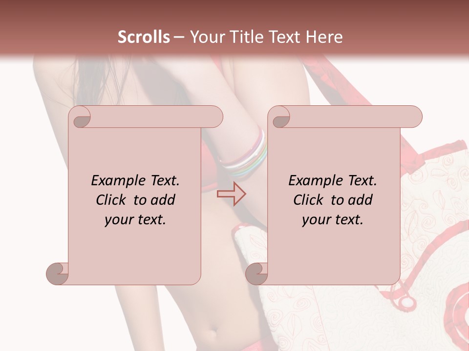 Girl Isolation Lifestyle PowerPoint Template