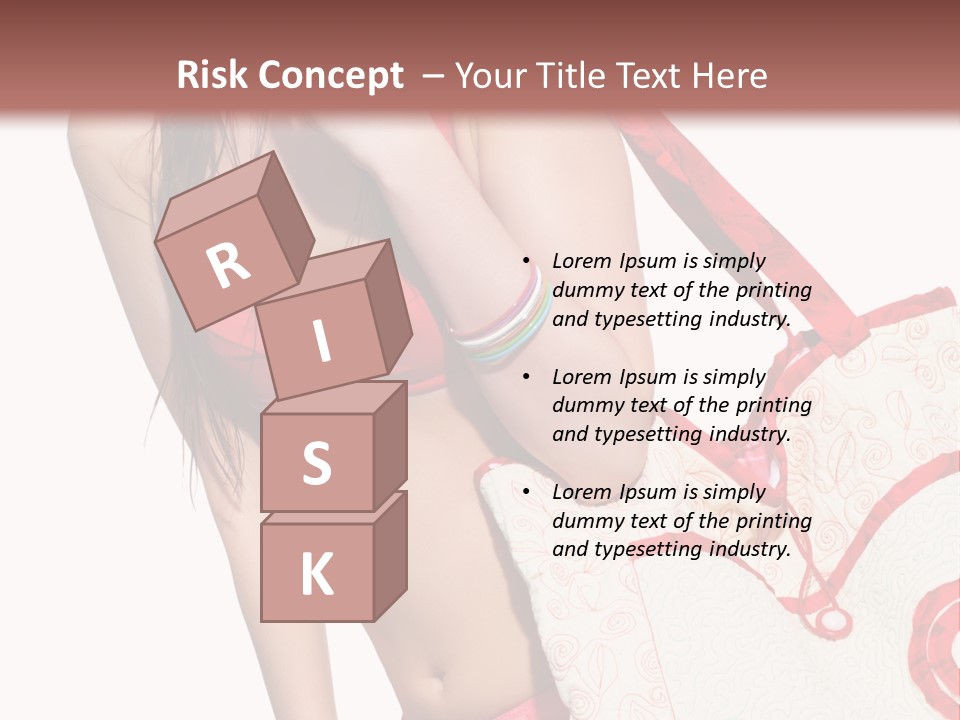 Girl Isolation Lifestyle PowerPoint Template