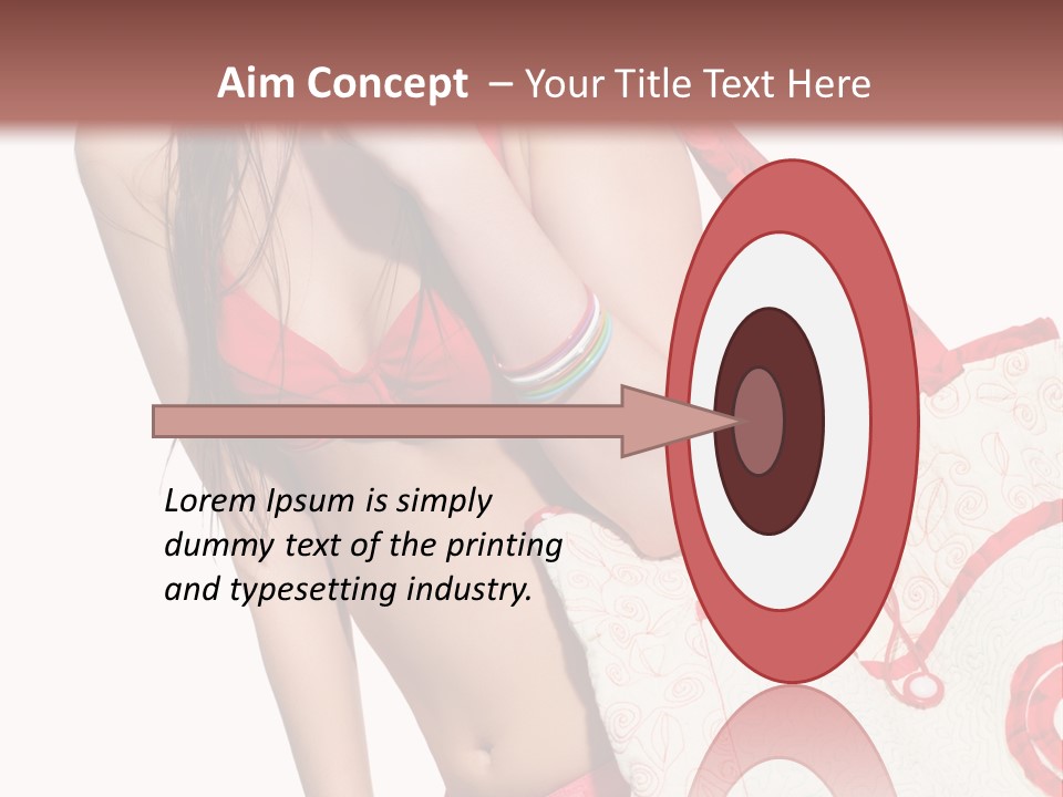 Girl Isolation Lifestyle PowerPoint Template