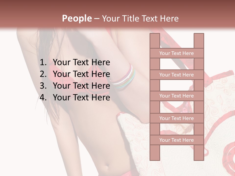 Girl Isolation Lifestyle PowerPoint Template