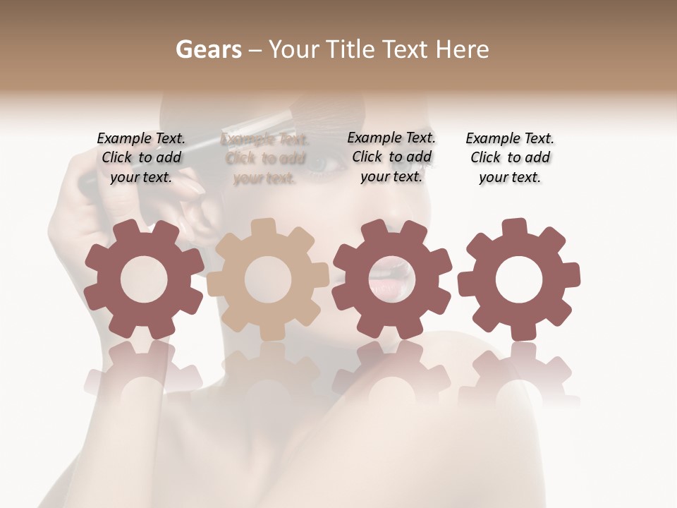 Cosmetic Care Studio PowerPoint Template