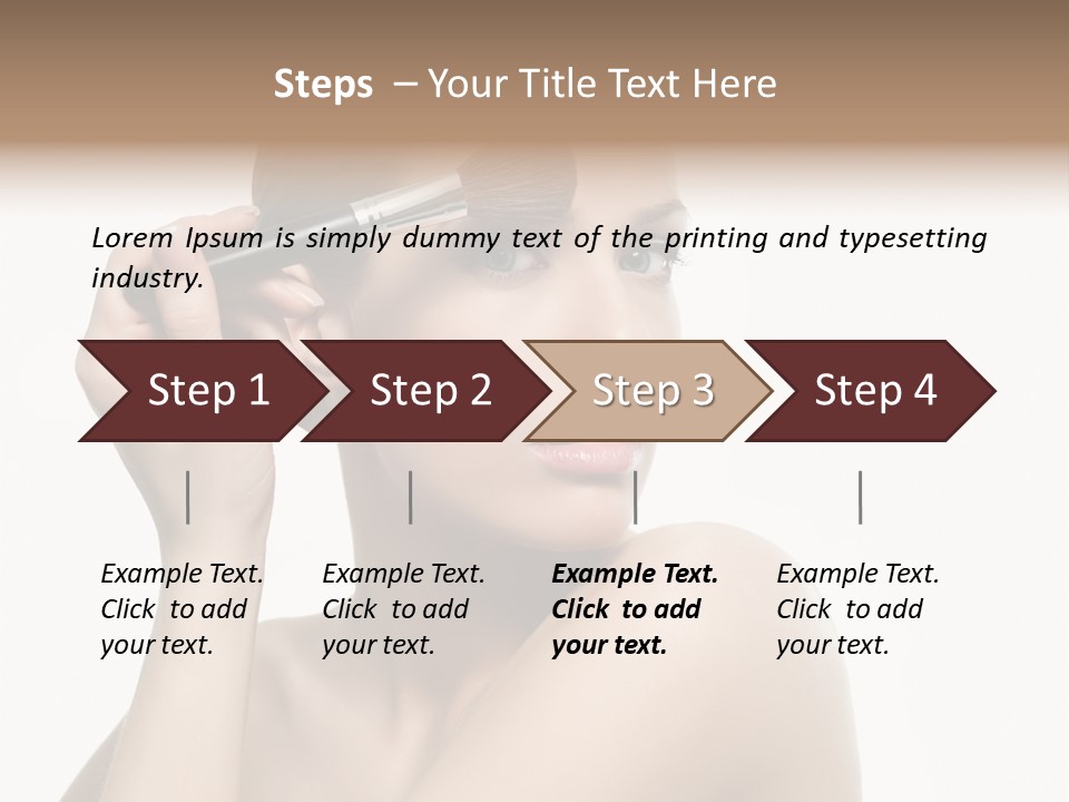 Cosmetic Care Studio PowerPoint Template