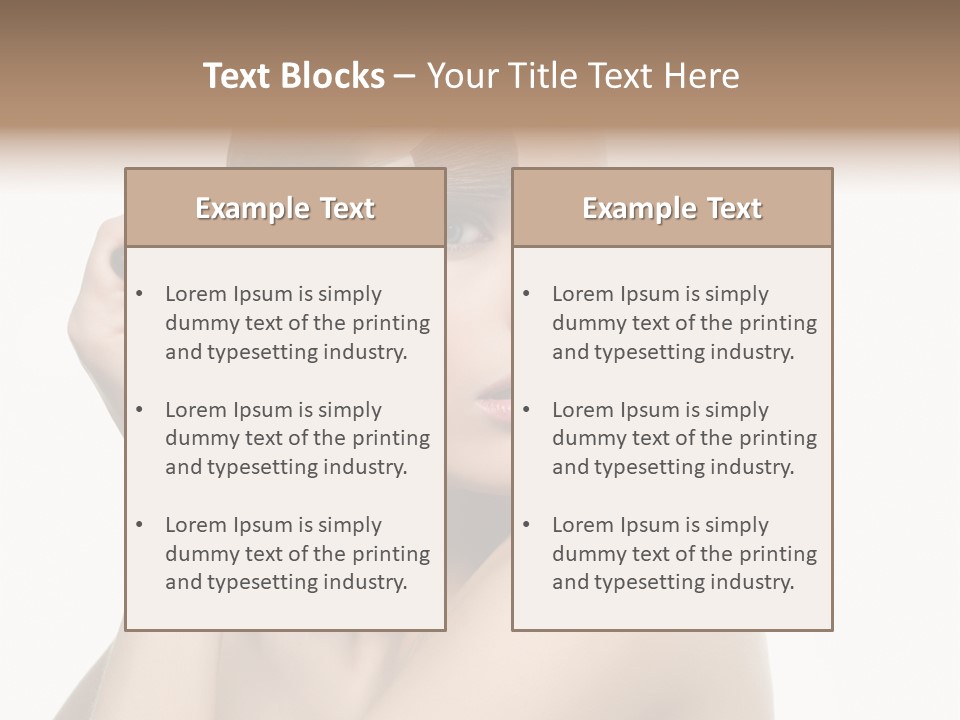 Cosmetic Care Studio PowerPoint Template