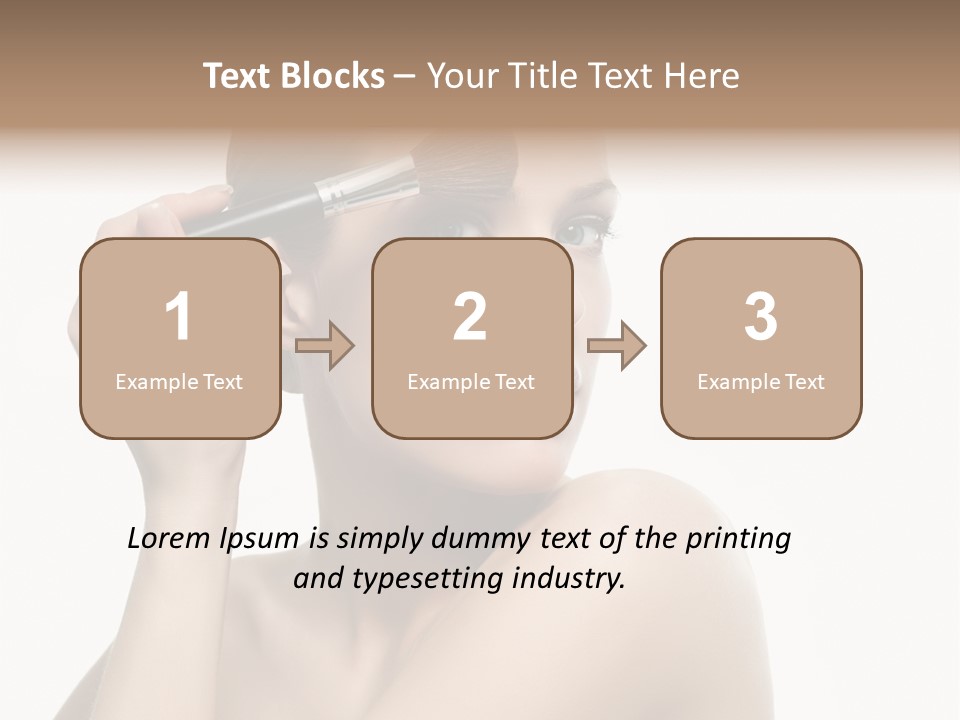 Cosmetic Care Studio PowerPoint Template