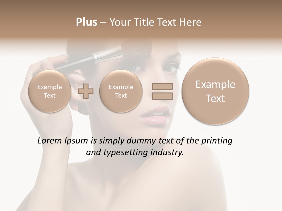 Cosmetic Care Studio PowerPoint Template