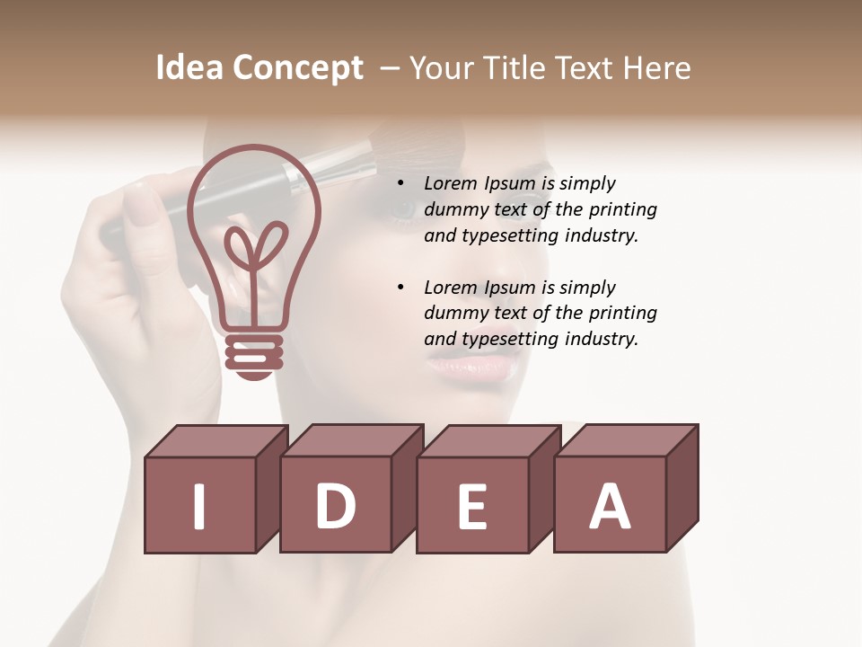 Cosmetic Care Studio PowerPoint Template