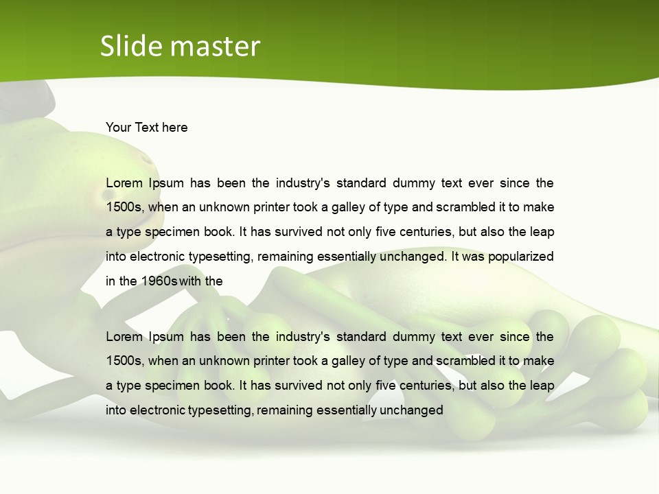 Gecko Reptile Jungle PowerPoint Template