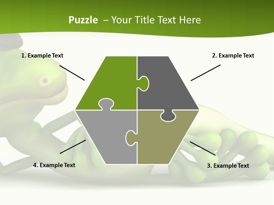 Gecko Reptile Jungle PowerPoint Template