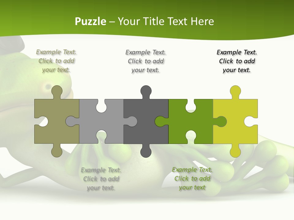 Gecko Reptile Jungle PowerPoint Template