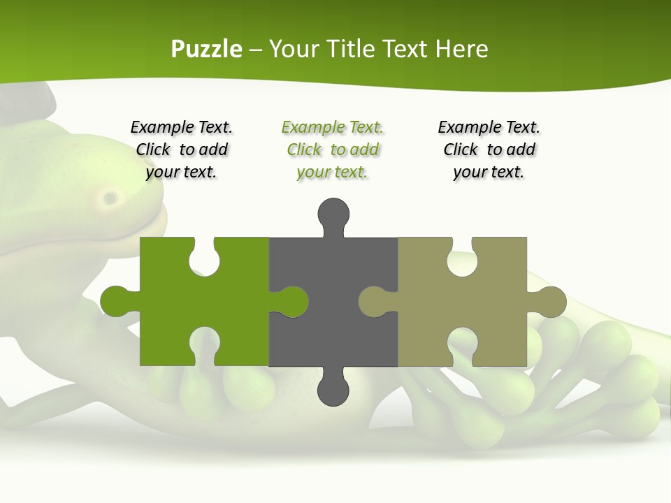 Gecko Reptile Jungle PowerPoint Template