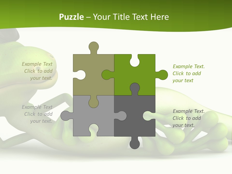 Gecko Reptile Jungle PowerPoint Template