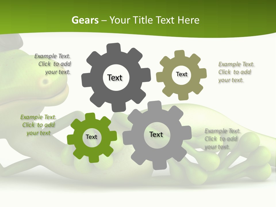 Gecko Reptile Jungle PowerPoint Template