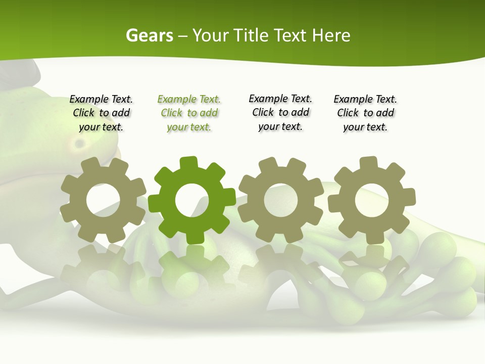 Gecko Reptile Jungle PowerPoint Template