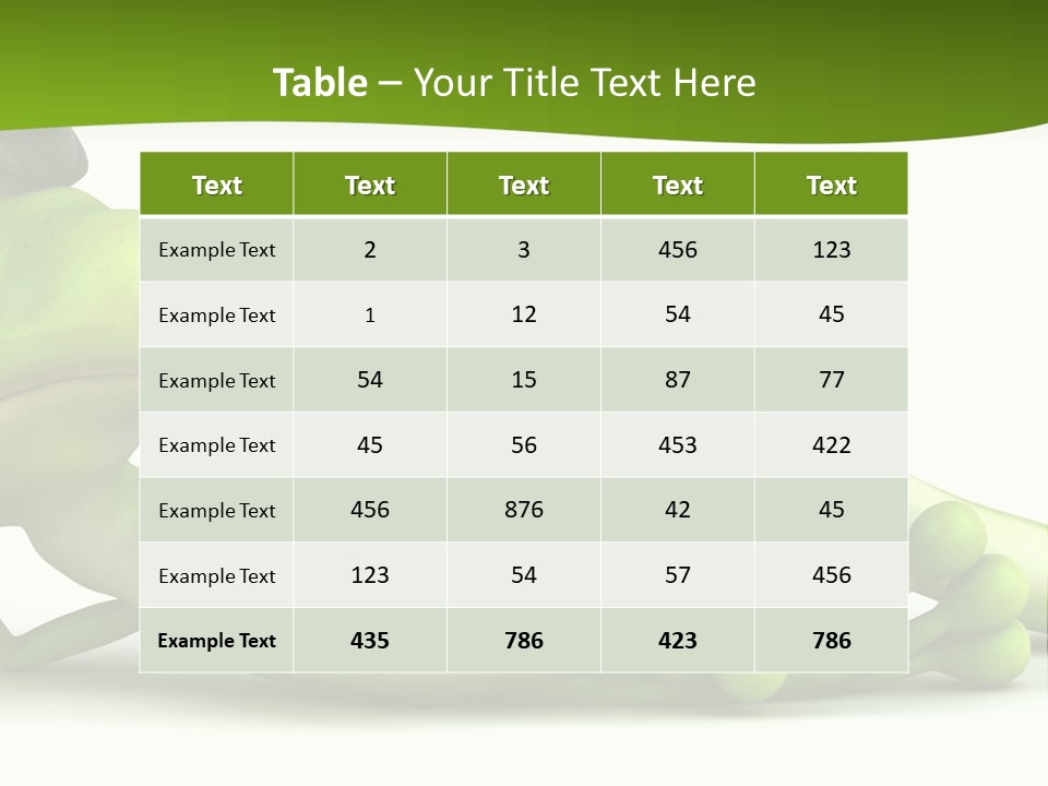 Gecko Reptile Jungle PowerPoint Template