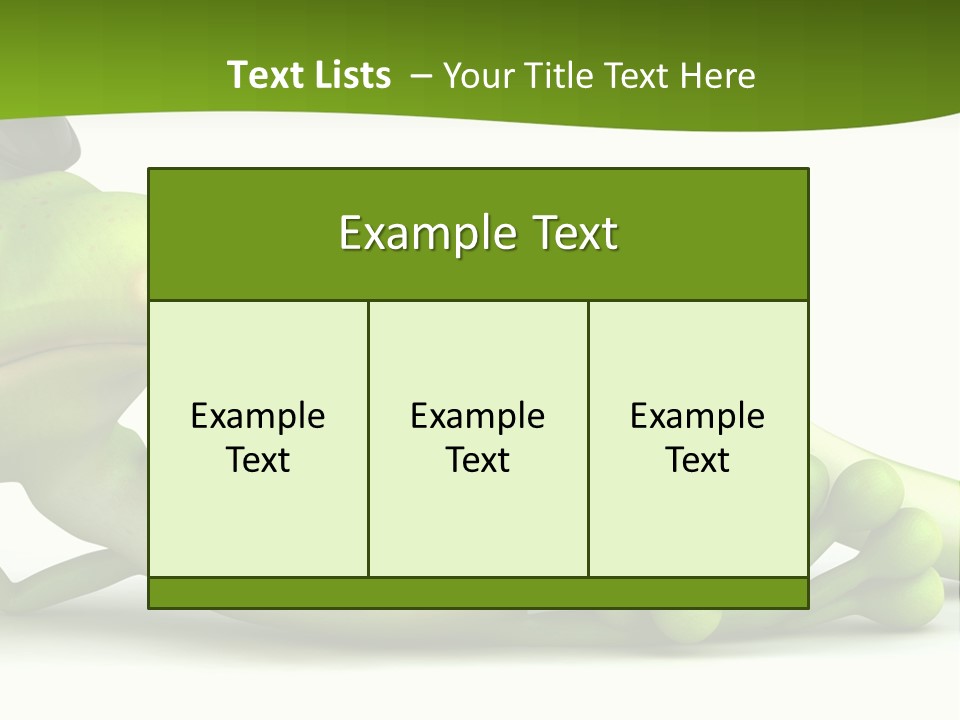 Gecko Reptile Jungle PowerPoint Template