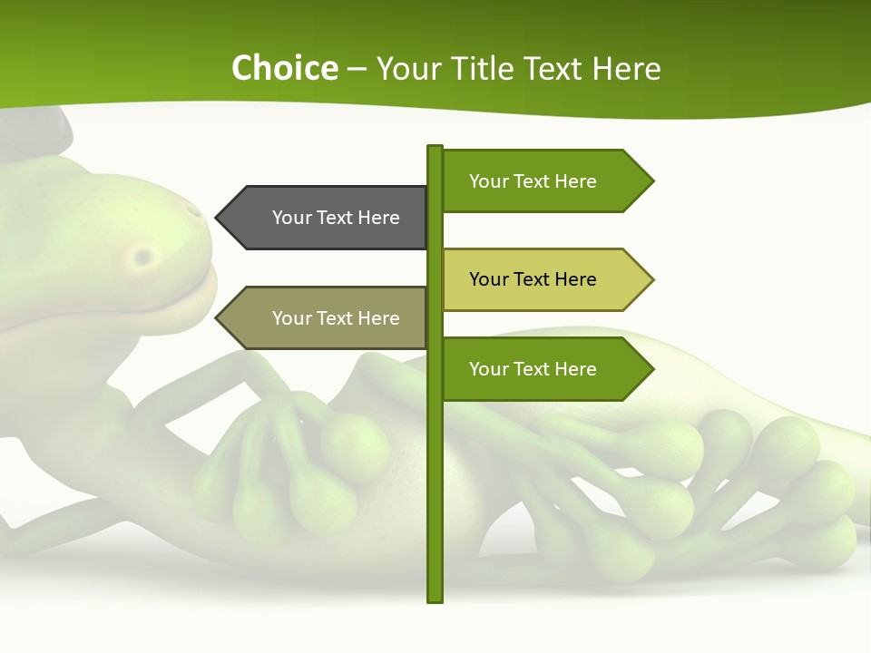 Gecko Reptile Jungle PowerPoint Template