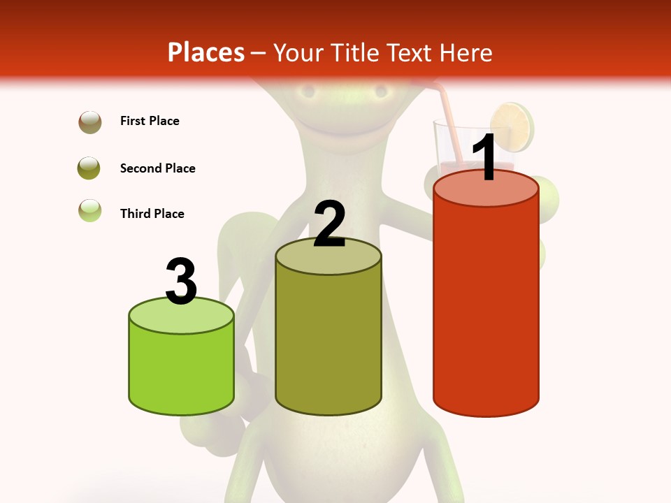 Glass Animal Creature PowerPoint Template