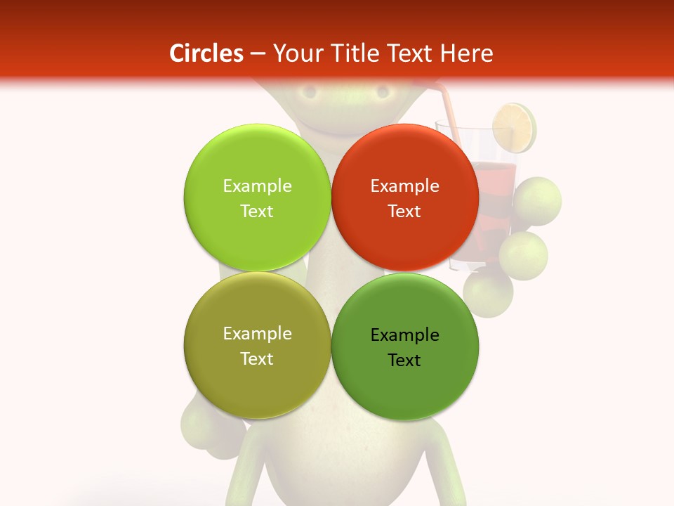 Glass Animal Creature PowerPoint Template