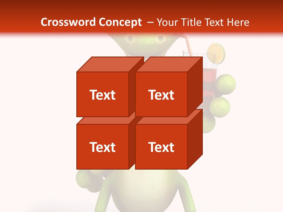 Glass Animal Creature PowerPoint Template