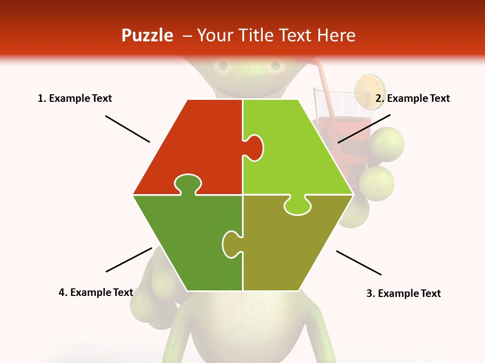 Glass Animal Creature PowerPoint Template