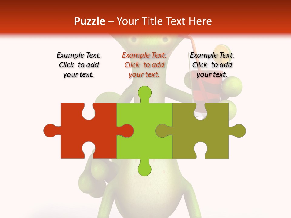 Glass Animal Creature PowerPoint Template