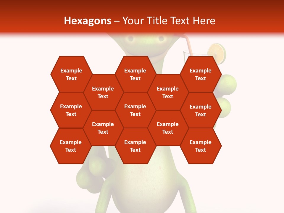 Glass Animal Creature PowerPoint Template