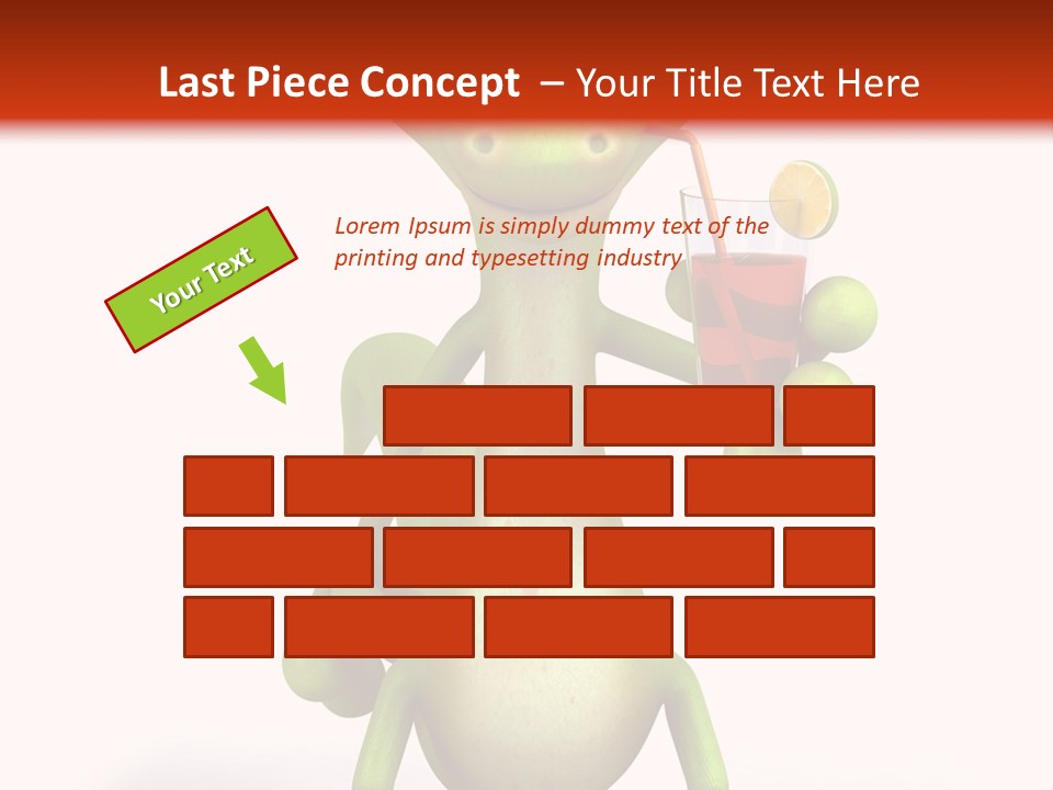 Glass Animal Creature PowerPoint Template