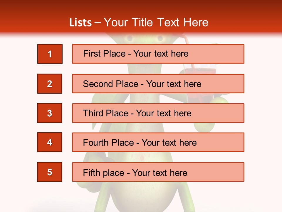 Glass Animal Creature PowerPoint Template