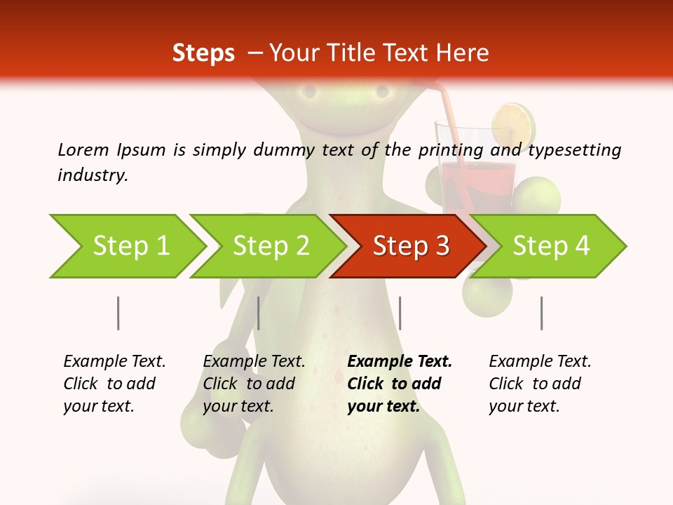 Glass Animal Creature PowerPoint Template