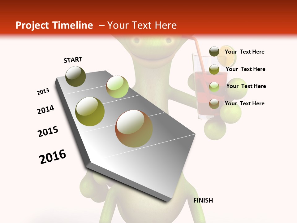 Glass Animal Creature PowerPoint Template