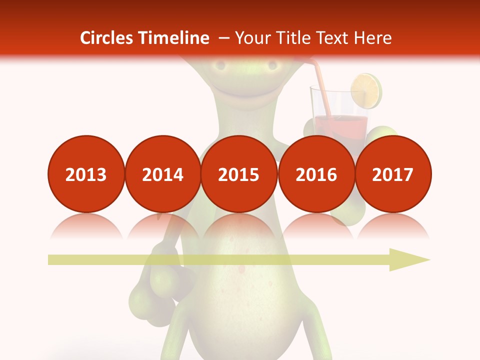 Glass Animal Creature PowerPoint Template