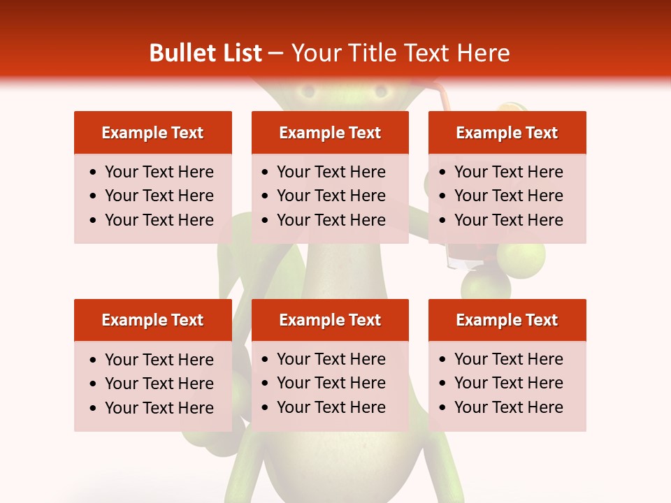 Glass Animal Creature PowerPoint Template