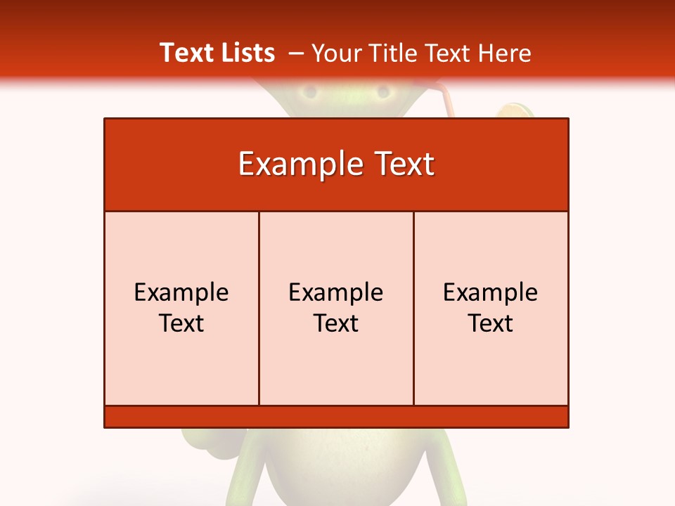 Glass Animal Creature PowerPoint Template