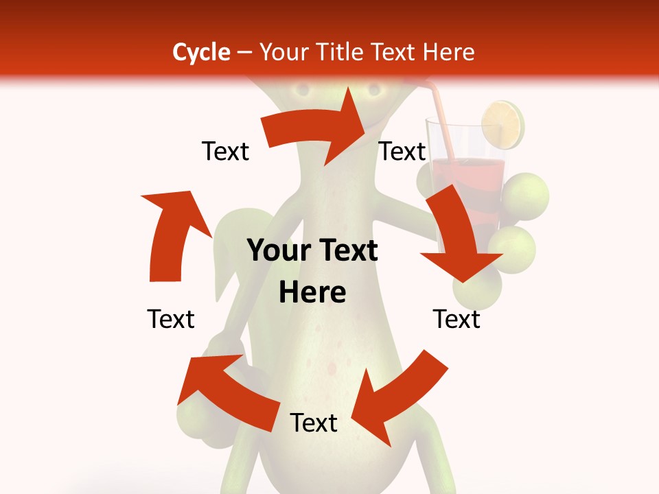 Glass Animal Creature PowerPoint Template