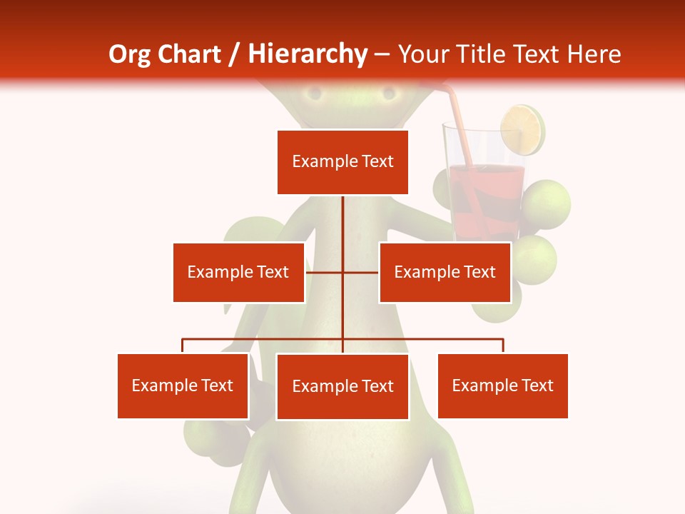 Glass Animal Creature PowerPoint Template