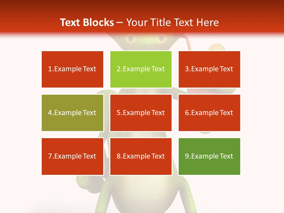 Glass Animal Creature PowerPoint Template